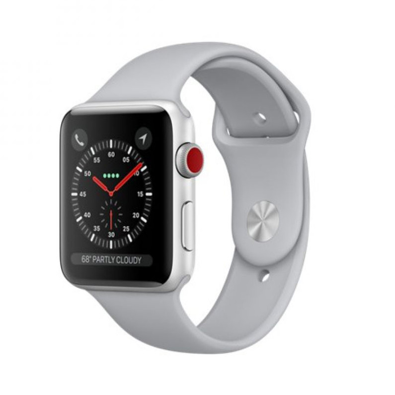 Apple Watch Series 3 GPS + LTE MQK12 42mm Silver Aluminum with Fog Sport Band