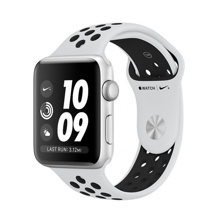 Apple Watch Series 3 Nike+ GPS MQKX2 38mm Silver Aluminum Case with Pure Platinum/Black Nike Sport Band
