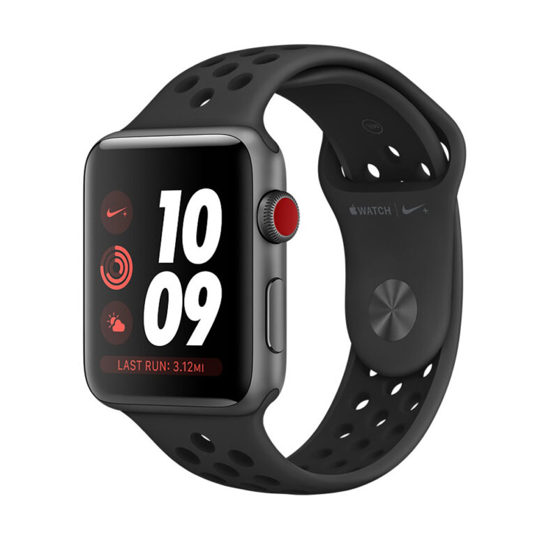 Apple Watch Series 3 Nike+ (GPS + LTE) MQL62 38mm Space Gray Aluminum Case with Anthracite/Black Sport Band