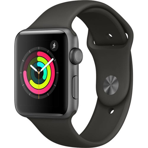 Apple Watch Series 3 GPS MR362 42mm Space Gray Aluminum Case with Gray Sport Band