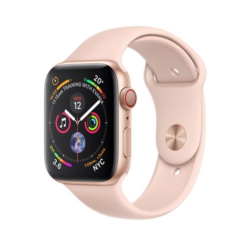 Apple Watch Nike+ Series 4 GPS + LTE (MTXC2/MTXK2) 44mm Silver Aluminum Case with Pure Platinum/Black Nike Sport Band Apple Watch Series 4 GPS + LTE (MTUJ2/MTVG2 ) 40mm Gold Aluminum Case with Pink Sand Sport Band
