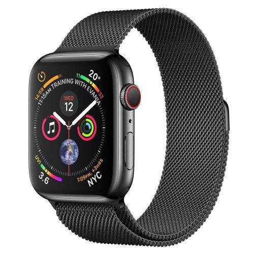 Apple Watch Series 4 GPS + LTE (MTV62/MTX32) 44mm Space Black Stainless Steel Case with Space Black Milanese Loop