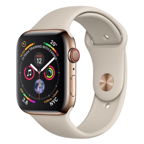 Apple Watch Series 4 GPS + LTE (MTV72) 44mm Gold Stainless Steel Case with Stone Sport Band