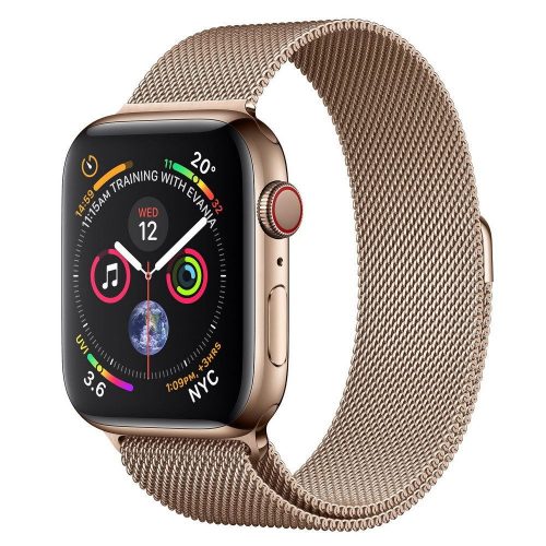 Apple Watch Series 4 GPS + LTE (MTV82) 44mm Gold Stainless Steel Case with Gold Milanese Loop