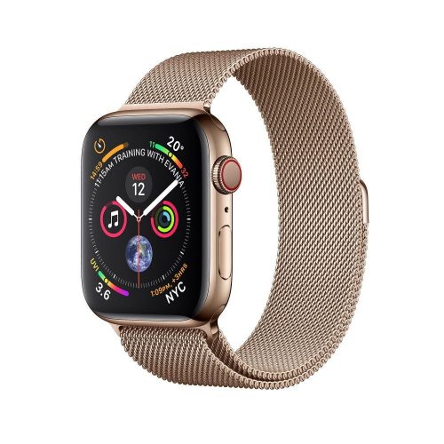 Apple Watch Series 4 GPS + LTE (MTVQ2) 40mm Gold Stainless Steel Case with Gold Milanese Loop