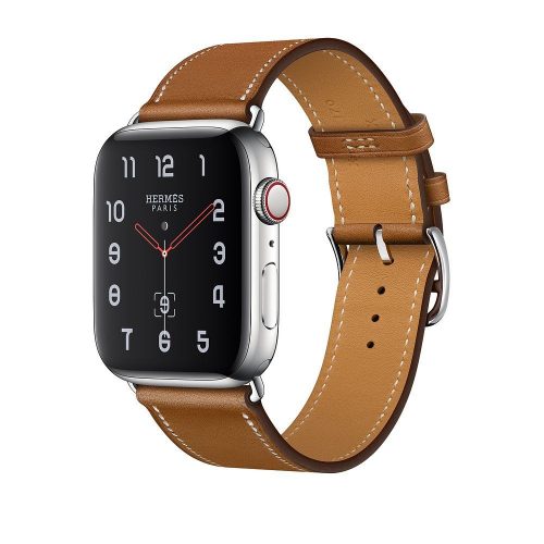 Apple Watch Hermès GPS + LTE (MU6M2) 40mm Stainless Steel Case with Fauve Barenia Leather Single Tour