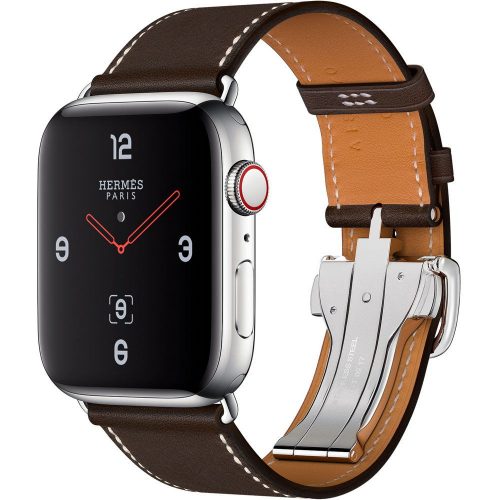 Apple Watch Nike+ Series 4 GPS + LTE (MTXC2/MTXK2) 44mm Silver Aluminum Case with Pure Platinum/Black Nike Sport Band Apple Watch Hermès GPS + LTE (MU6U2) 44mm Stainless Steel Case with Ébène Barenia Leather Single Tour Deployment Buckle