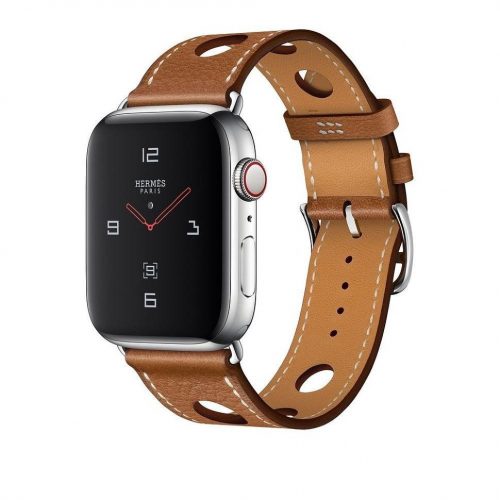 Apple Watch Nike+ Series 4 GPS + LTE (MTXC2/MTXK2) 44mm Silver Aluminum Case with Pure Platinum/Black Nike Sport Band Apple Watch Hermès GPS + LTE (MU9D2) 44mm Stainless Steel Case with Fauve Grained Barenia Leather Single Tour Rallye