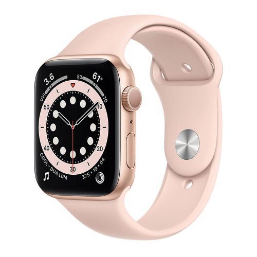 Apple Watch Series 6 GPS (M00E3) 44mm Gold Aluminium Case with Pink Sport Band