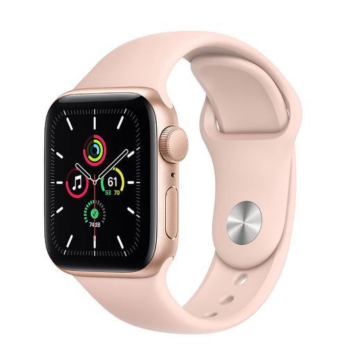 Apple Watch Series SE GPS (MYDN2) 40mm Gold Aluminium Case with Pink Sport Band Apple Watch Series SE GPS (MYDN2) 40mm Gold Aluminium Case with Pink Sport Band