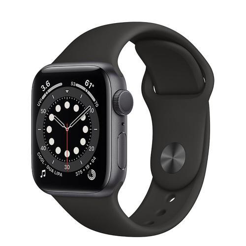 Apple Watch Series 6 GPS (MG133) 40mm Space Gray Aluminium Case with Black Sport Band