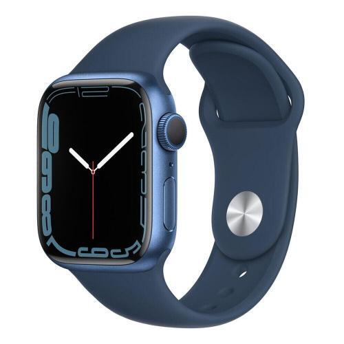 Apple Watch Series 7 GPS (MKN13) 41mm Blue Aluminum Case With Blue Sport Band