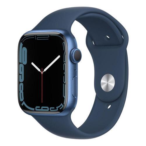 Apple Watch Series 7 GPS (MKN83) 45mm Blue Aluminum Case With Blue Sport Band Apple Watch Series 7 GPS (MKN83) 45mm Blue Aluminum Case With Blue Sport Band